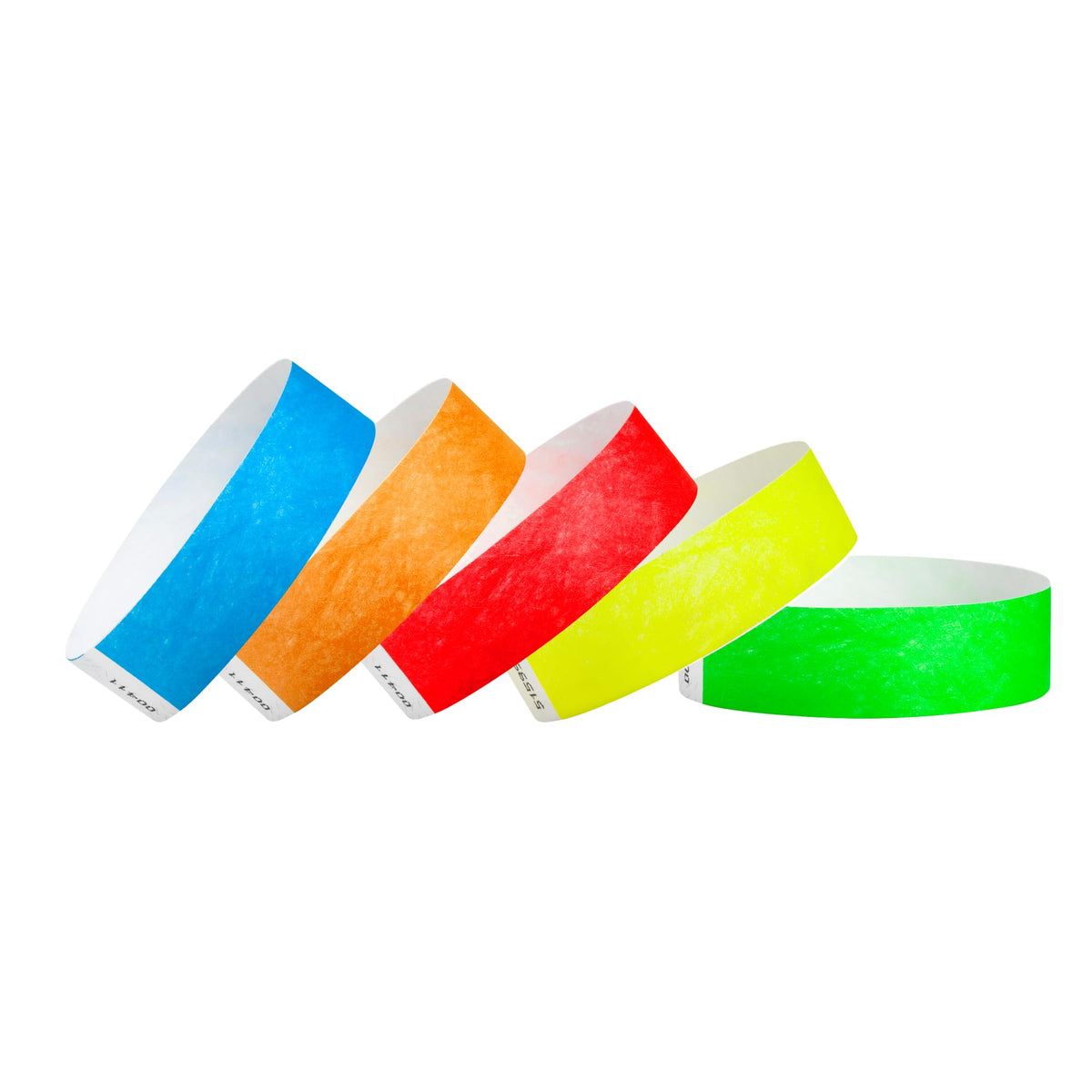 500 Tyvek-Kontrollbänder für Veranstaltungen – 500 Stück, 5 Farben Sortiment – manipulationssicheres Design verhindert Wiederverwendung – Premium-Armbänder für Krankenhäuser & medizinische Ausweise, Partys, VIP-Identifikation