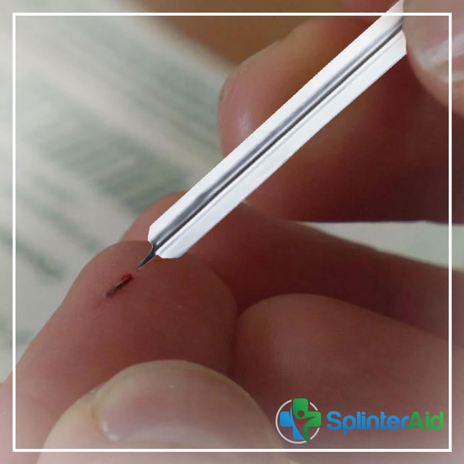 SplinterAid – Painless Splinter Removal Kit (30-Pack) | Pull Out Splinters Fast & Easy | Compact First Aid for Home, Travel & Camping | Great for Hiking, Woodworking & Outdoors | No Tweezers Needed