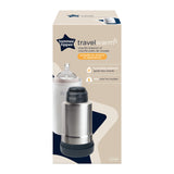 Tommee Tippee Closer to Nature Portable Travel Baby Bottle and Food Warmer, Ideal for Travel, Thermal Insulation, Stainless Steel Flask with Leak-Proof Lid