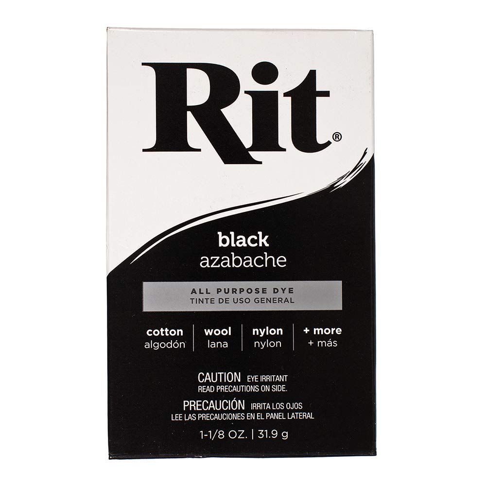 All Purpose Concentrated Rit Dye Powder Single Pack for Clothing, DÃÂ©cor, and Crafts Ã¢ÂÂ Black