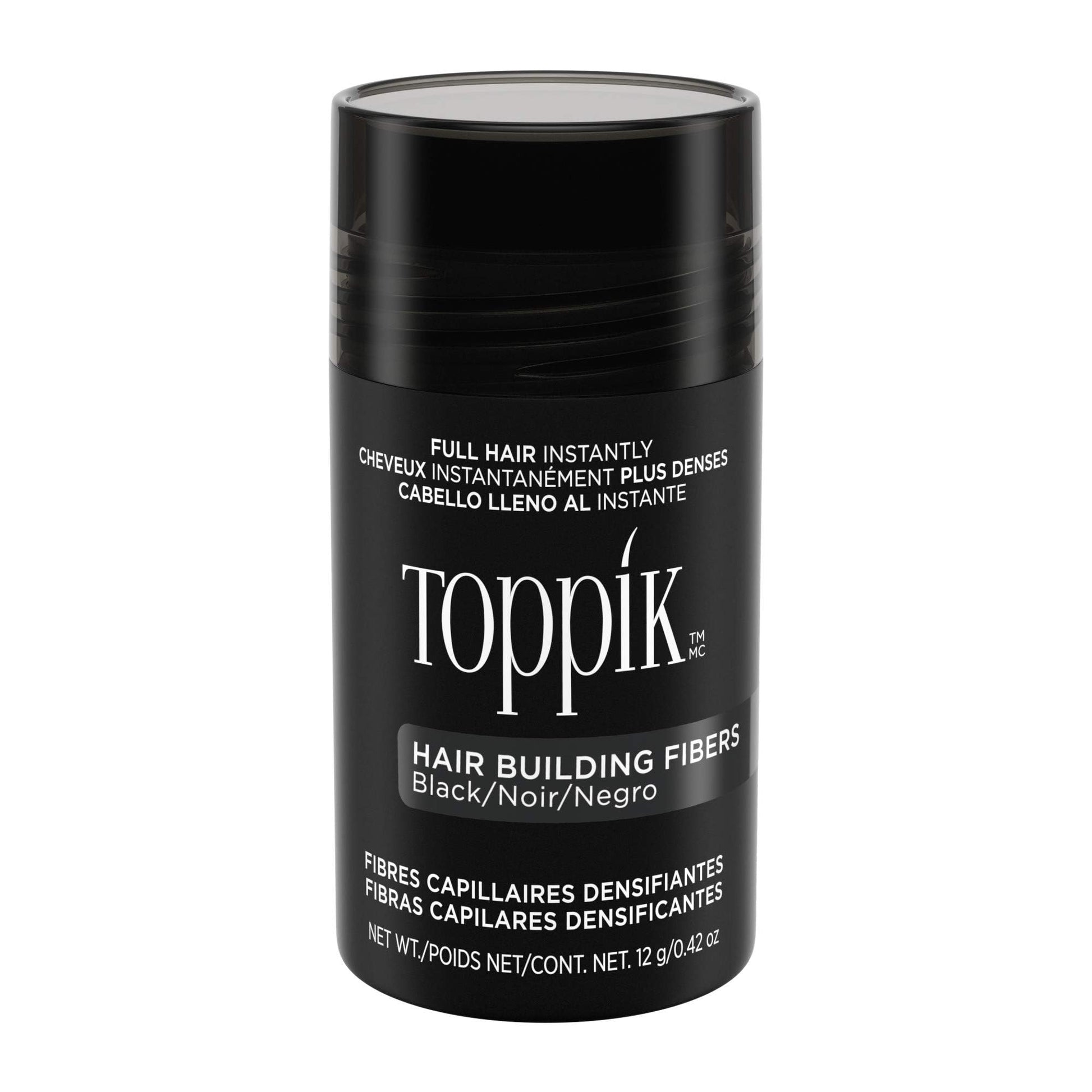 Toppik Hair Building Fibers, Dark Brown Hair Fibers, Hair Thickener for Thinning Hair, Hair Care to Create the Appearance of Thicker Hair, 0.42 OZ Bottle For Unisex