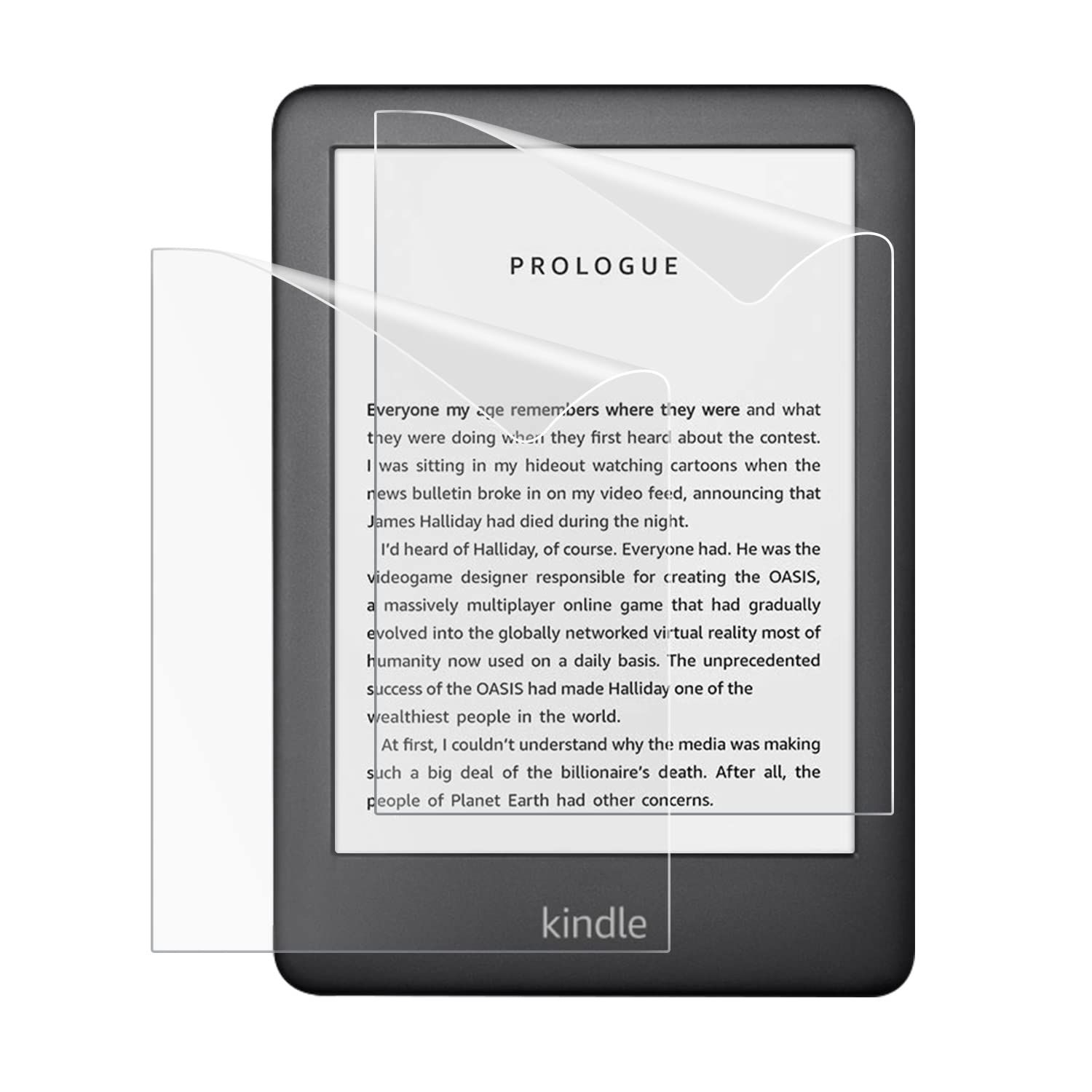 MoKo 2 Pack Antiglare Screen Protector for 6" All-New Kindle 11th Generation 2024/2022, Kindle 10th Generation 2019, Full Coverage Premium PET Protective Film Matte Screen Protector