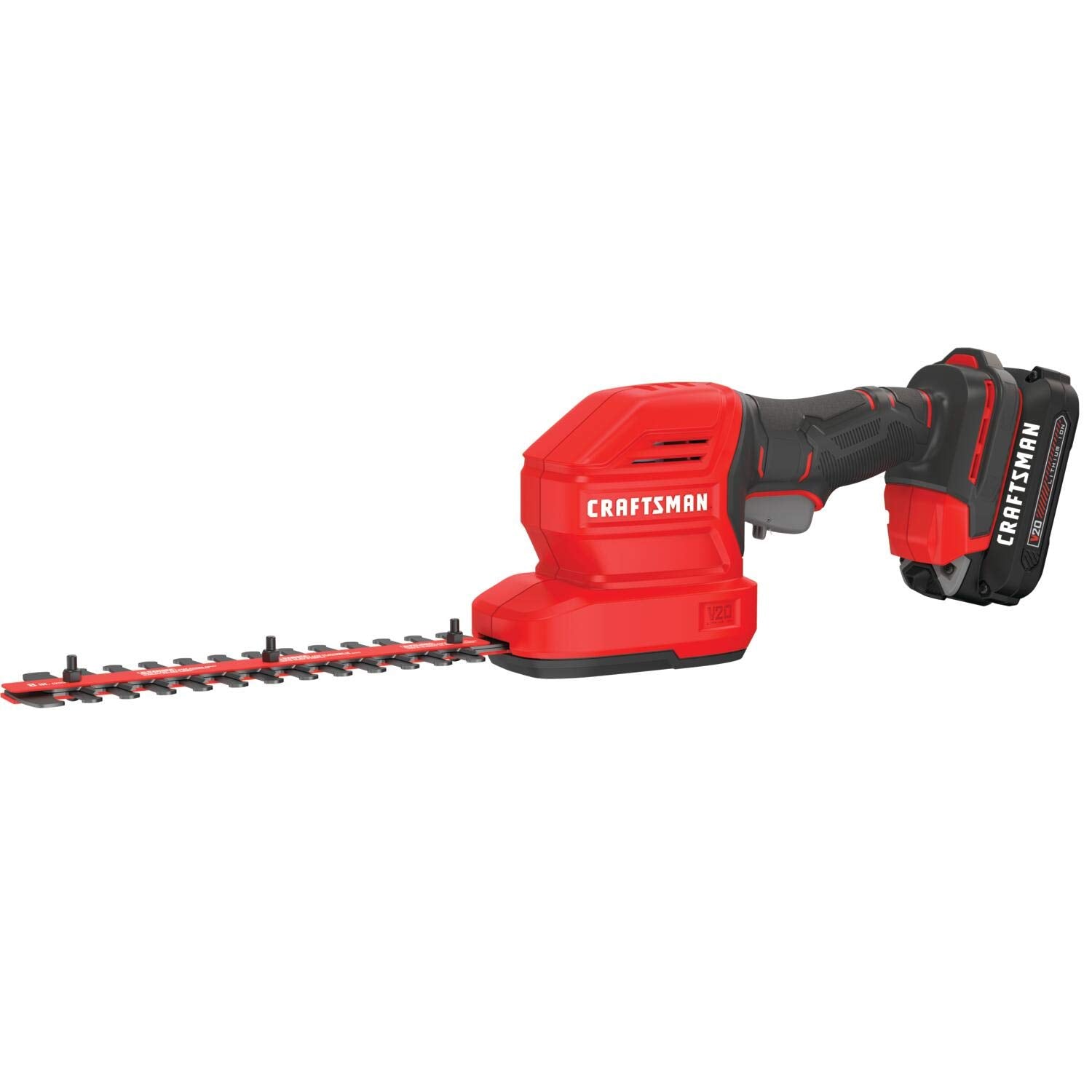 CRAFTSMAN V20 Cordless Handheld Grass Trimmer and Mini Hedge Trimmer Kit (CMCSS800C1)