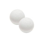 Champion Sports Colored Lacrosse Balls: White Official Size Sporting Goods Equipment for Professional, College & Grade School Games, Practices & Recreation - NCAA, NFHS and SEI Certified - 2 Pack