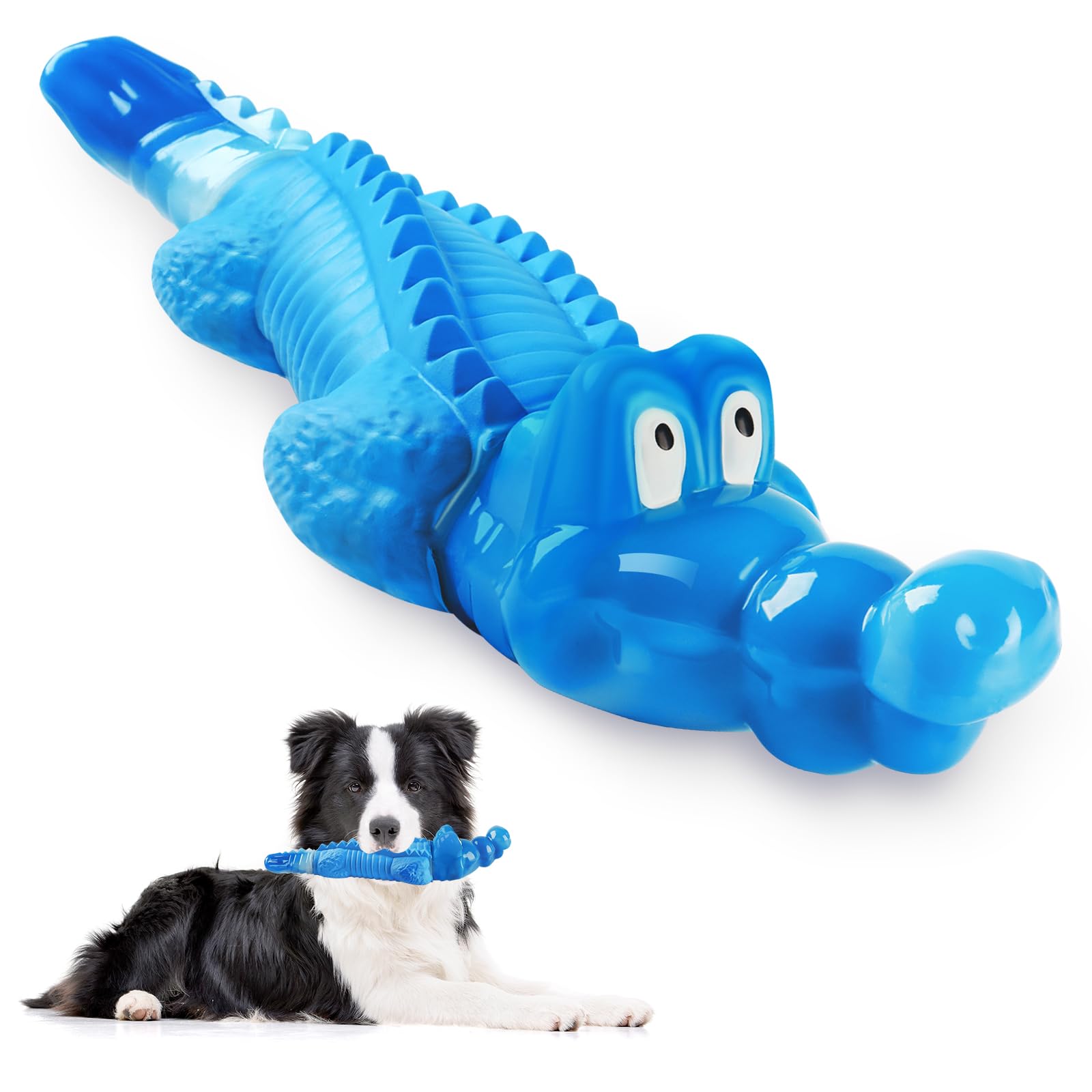 ADSDIA Tough Dog Toys for Aggressive Chewers Large Breed, Indestructible Dog Toys for Large Dogs,Dog Chew Toys for Aggressive Chewers, Toys for Large/Medium Dogs to Keep Them Busy,Enjoy Chewing (blue)