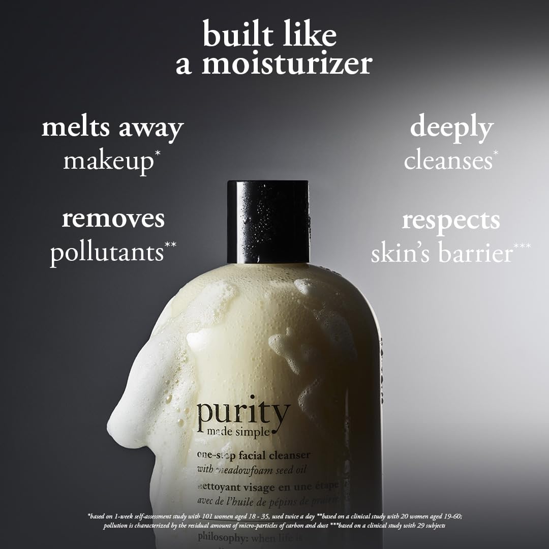 philosophy purity made simple one-step facial cleanser, 3 Fl. Oz.