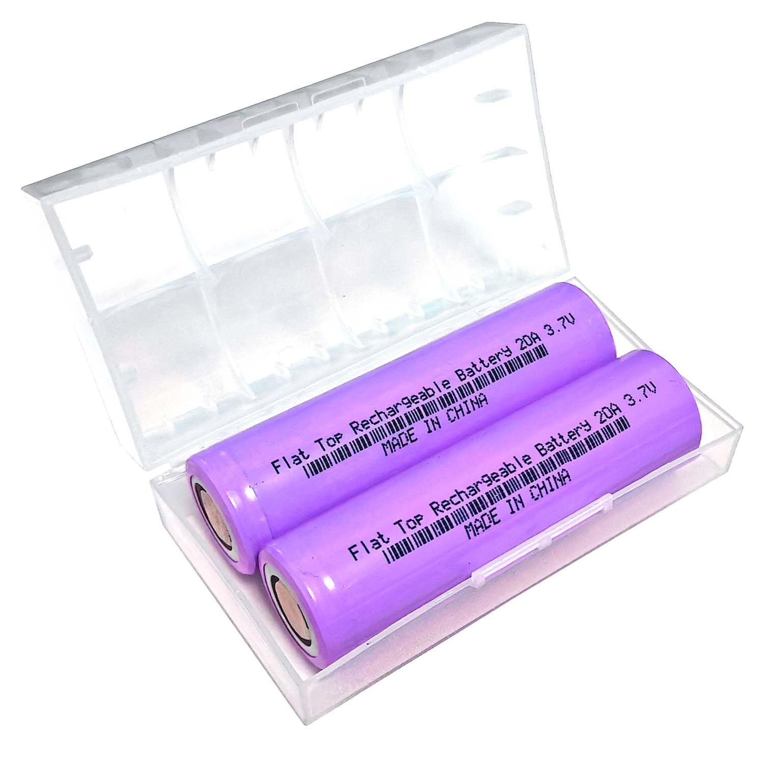 Tokeyla 3.7 Volt 18650 Rechargeable Battery, 3000mAh Battery Flat Top Lithium Battery for LED Flashlights, Headlamp