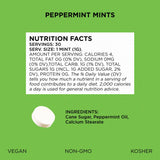 Simply Mints | Peppermint Breath Mints | Pack of Six (180 Pieces Total) | Breath Freshening + Aspartame-Free + Vegan + non-GMO