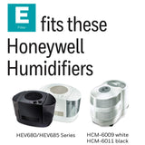 Honeywell HC14PF3 Replacement Wicking Filter E, 3 pack, white, 3 Count