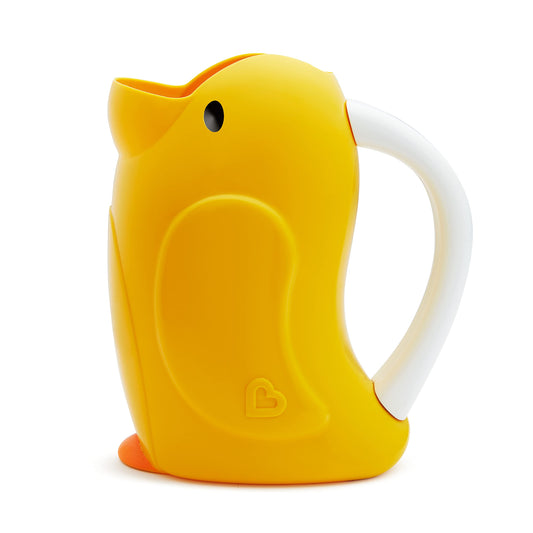 Munchkin® Duckling™ Shampoo Bath Rinser Cup, Ultra Soft and Flexible Rim, Babies, Toddlers and Kids, Yellow Duck