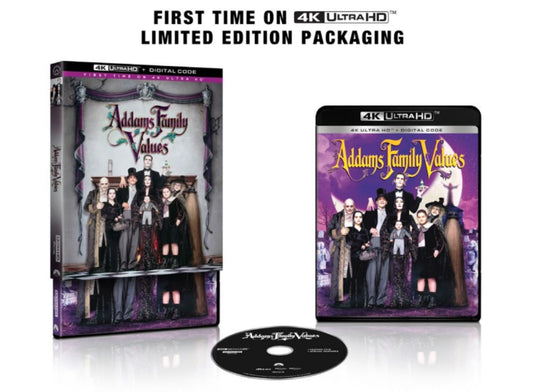 Addams Family Values [4K UHD + Blu-Ray + Digital Copy]