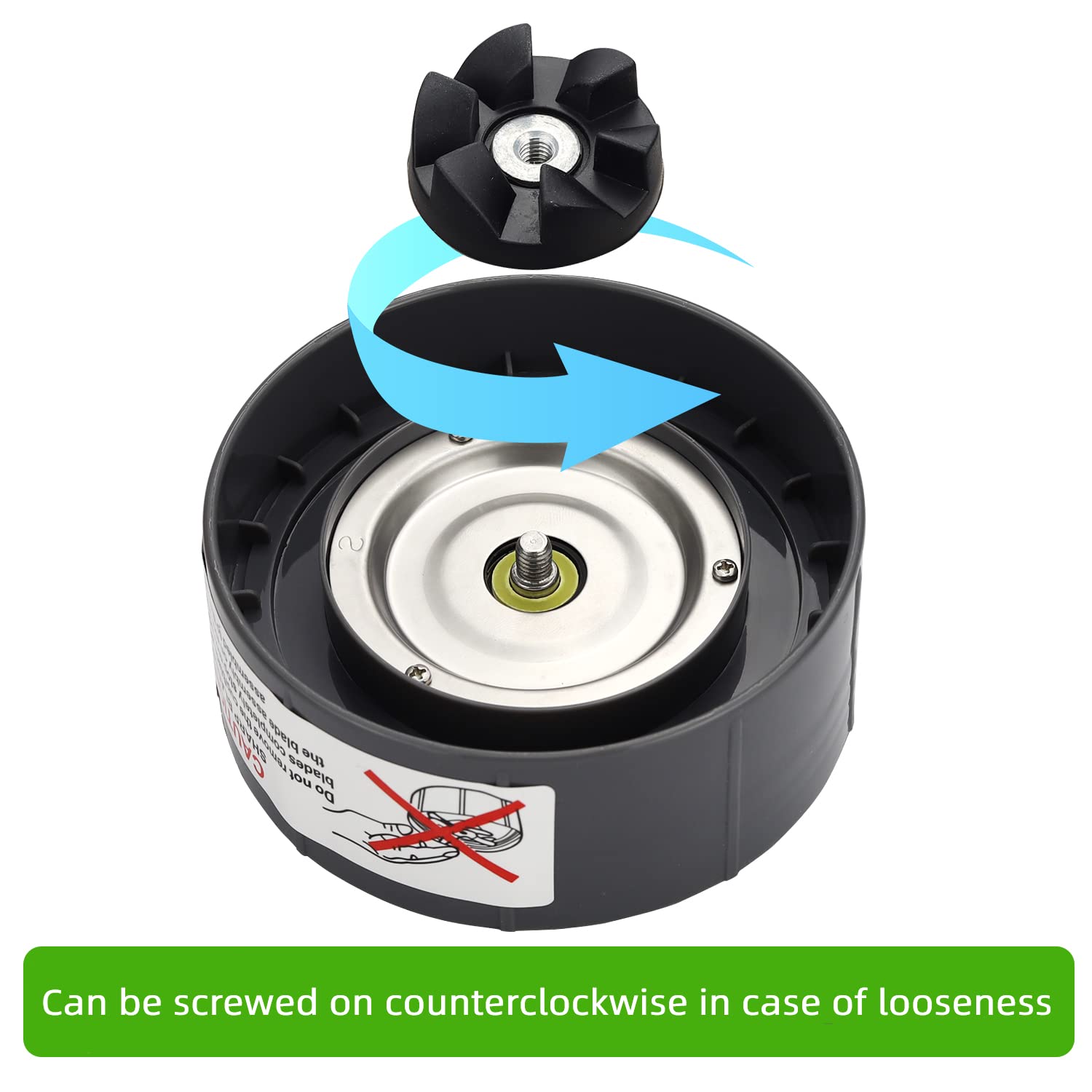 Replacement Extractor Blade, Fit for NutriBullet 600w/ 900w Pro Series Blender with Silicone Rubber Gaskets Seal Ring for NutriBullet Blender Blade Replacement Parts