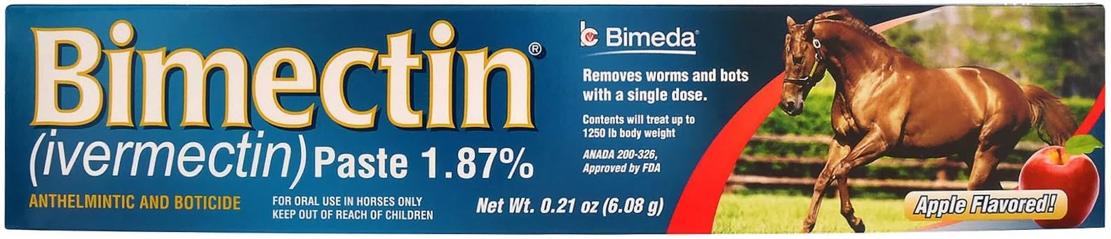 Bimectin 1.87% Ivermectin Apple Flavored Wormer
