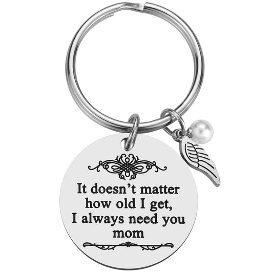 iJuqi Mother's Day Gifts from Daughter Son for Mom Birthday Valentine's Day Christmas Gifts Mom Keychain