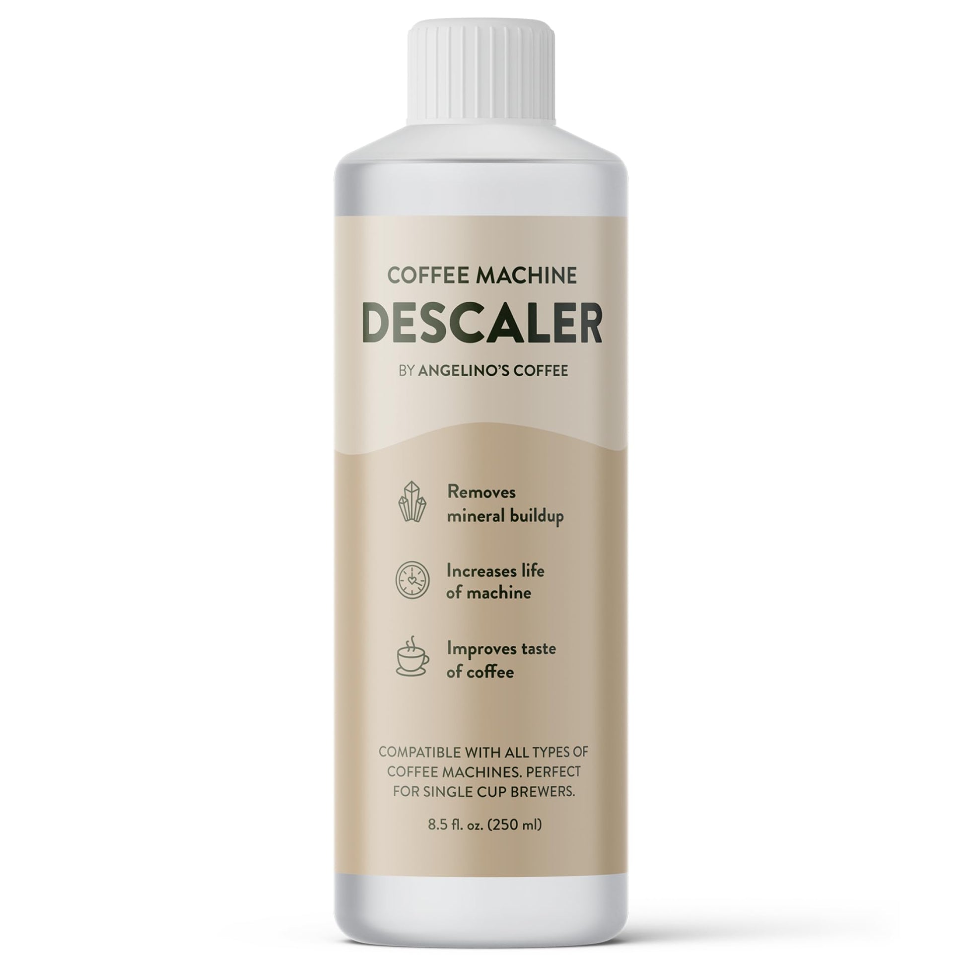 Descaling Solution (2 Uses) - Universal Coffee Descaler for Keurig Coffee Machines, Effective Keurig Descaling Solution & Nespresso Descaling Solution - Works w/Breville, Delonghi, Keurig & Nespresso