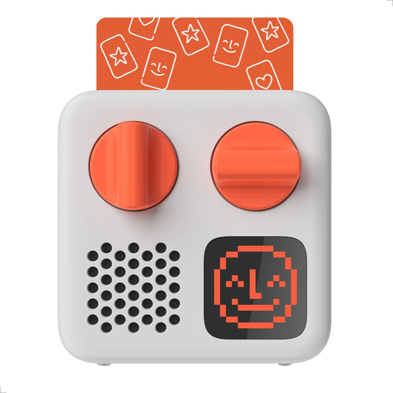 Yoto Mini (2024 Edition) + Make Your Own Card - Kids Screen-Free Bluetooth Audio Player, All-in-1 Travel Device Plays Stories Music Podcast Radio Ok-to-Wake Clock, Use as Speaker or with Headphones
