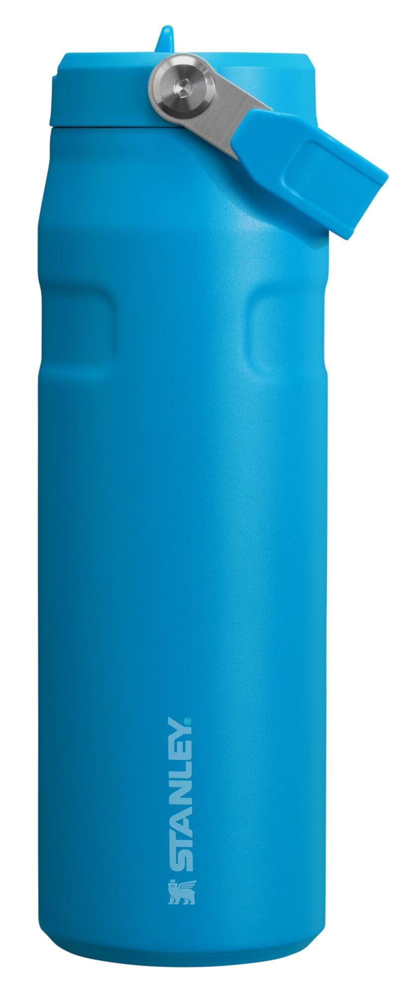 Stanley IceFlow Flip Straw 2.0 Water Bottle 24 OZ | Built-In Straw with Larger Opening | Lightweight & Leak-Resistant | Insulated Stainless Steel | BPA-Free | Black 2.0