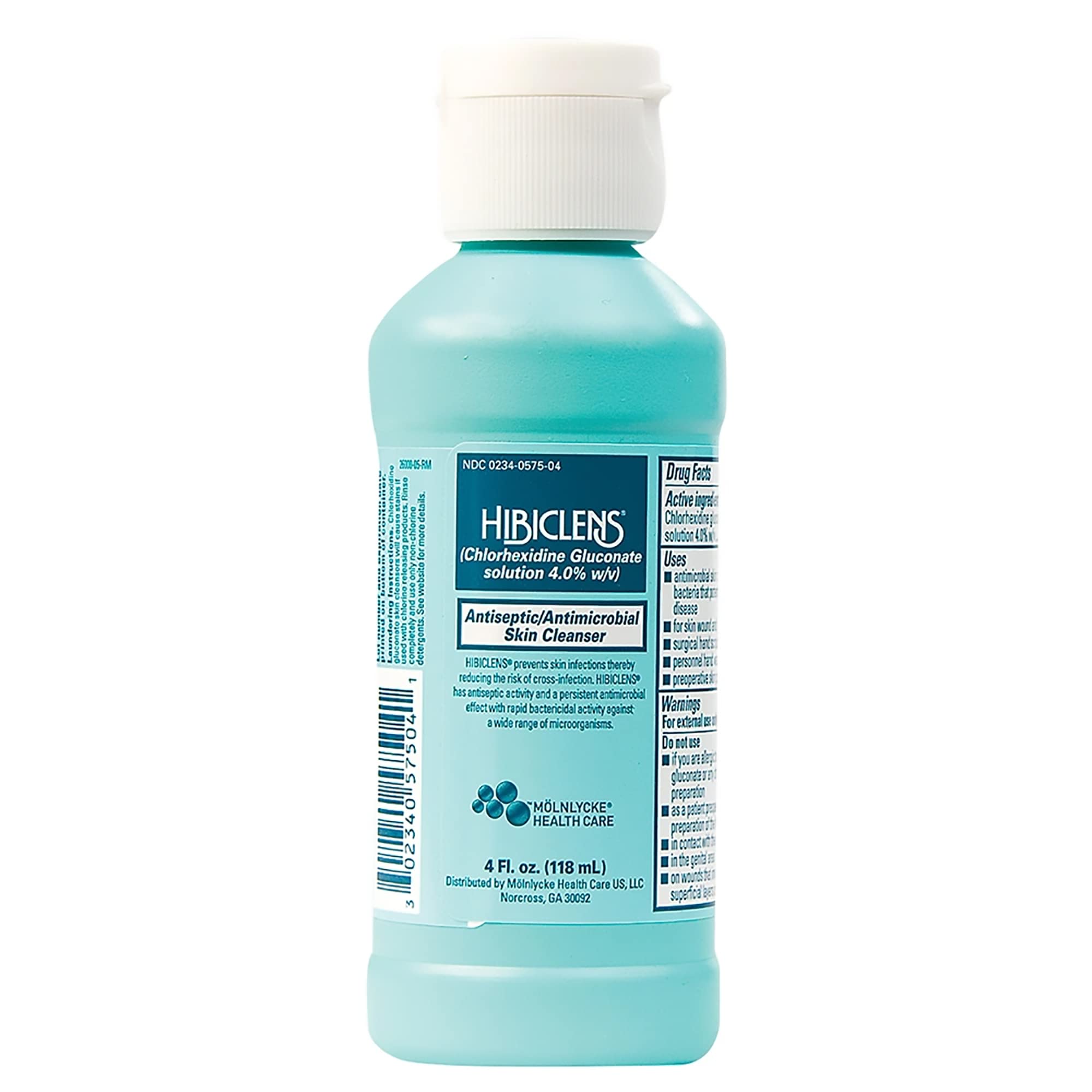 Hibiclens Antiseptic/Antimicrobial Skin Cleanser 4 oz. Liquid NonSterile Bottle 1 Each 57504