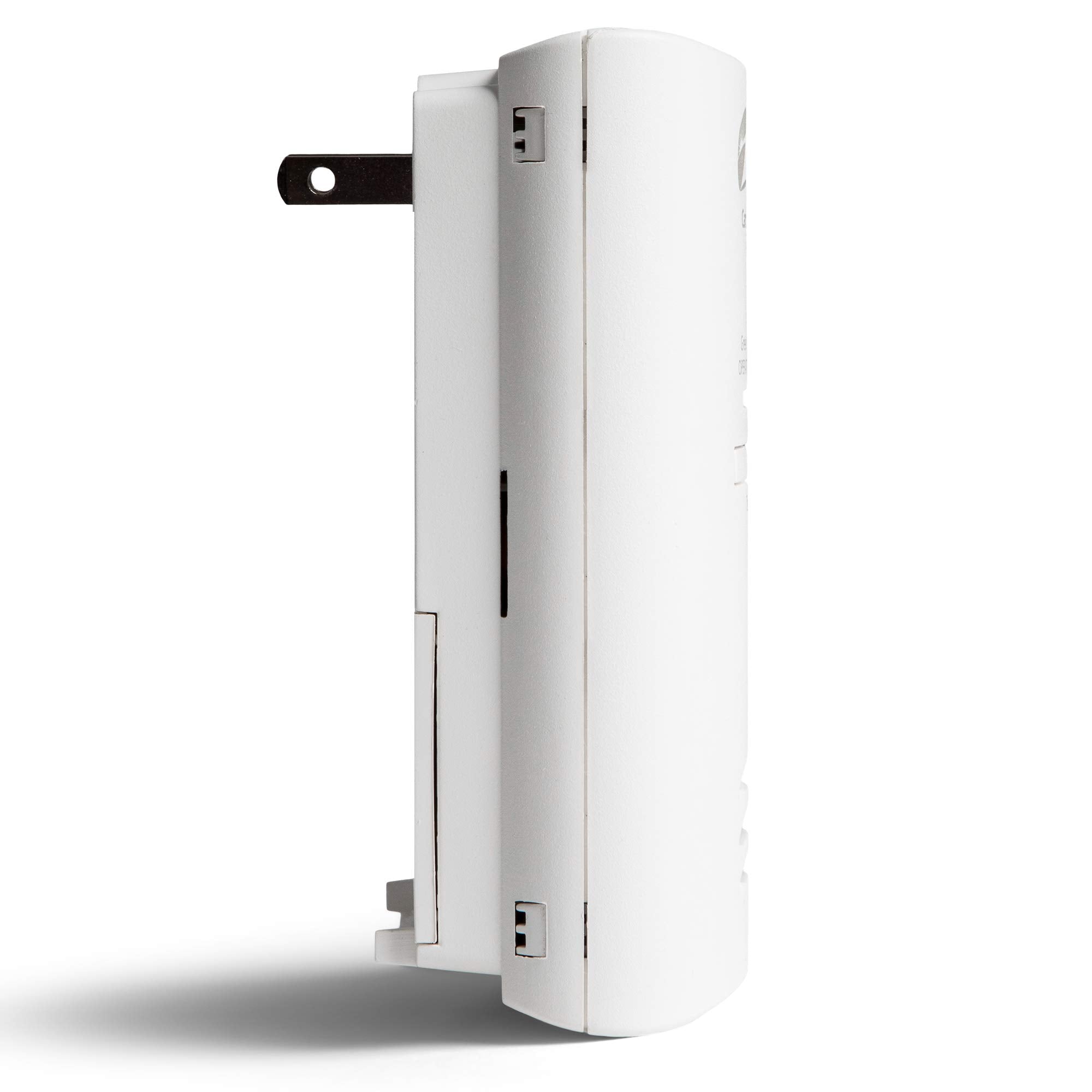 Kidde Carbon Monoxide Detector, Plug in Wall with AA Battery Backup, Test-Hush Button