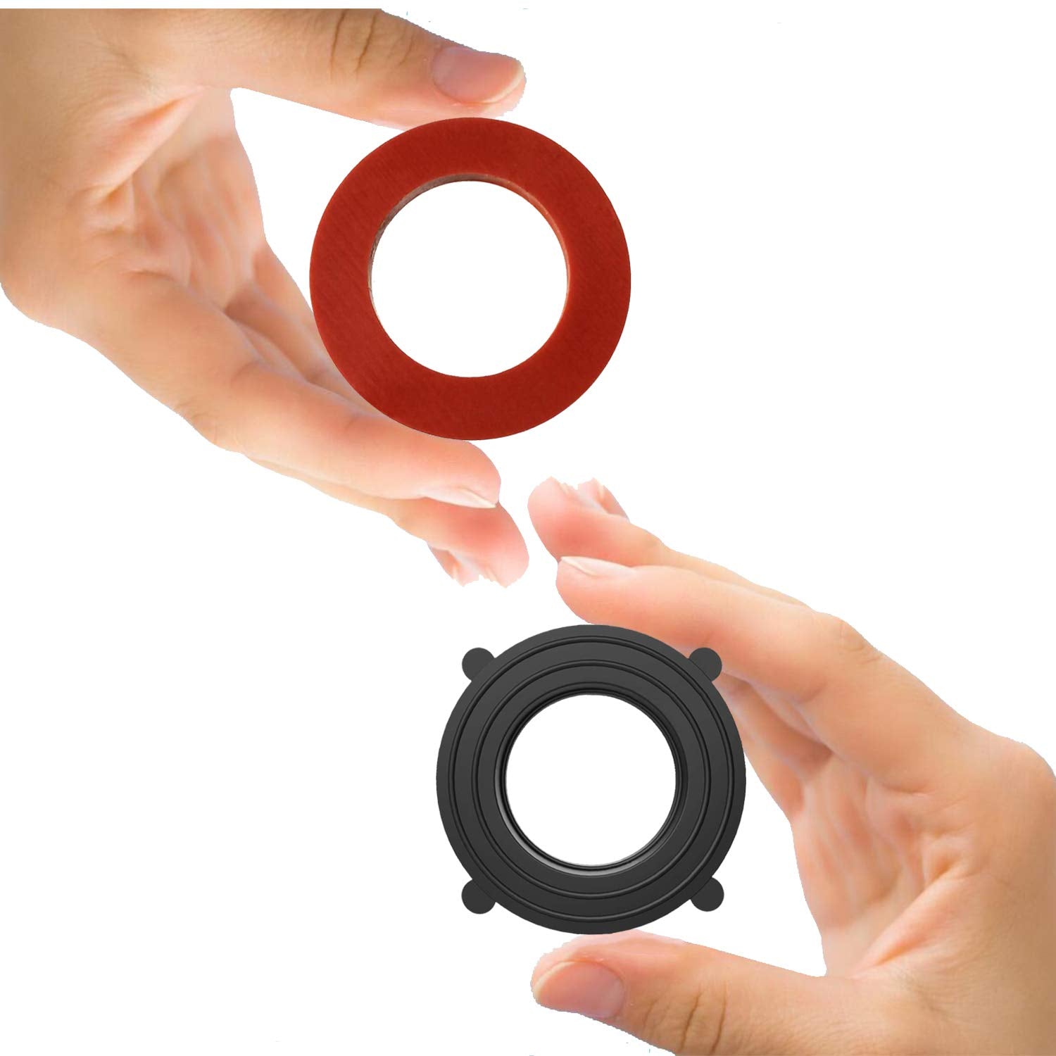 Garden Hose Washer Heavy Duty Rubber Washer Seals Fit All Standard 3/4 Inch Garden Hose and Water Faucet Fittings,32Packs