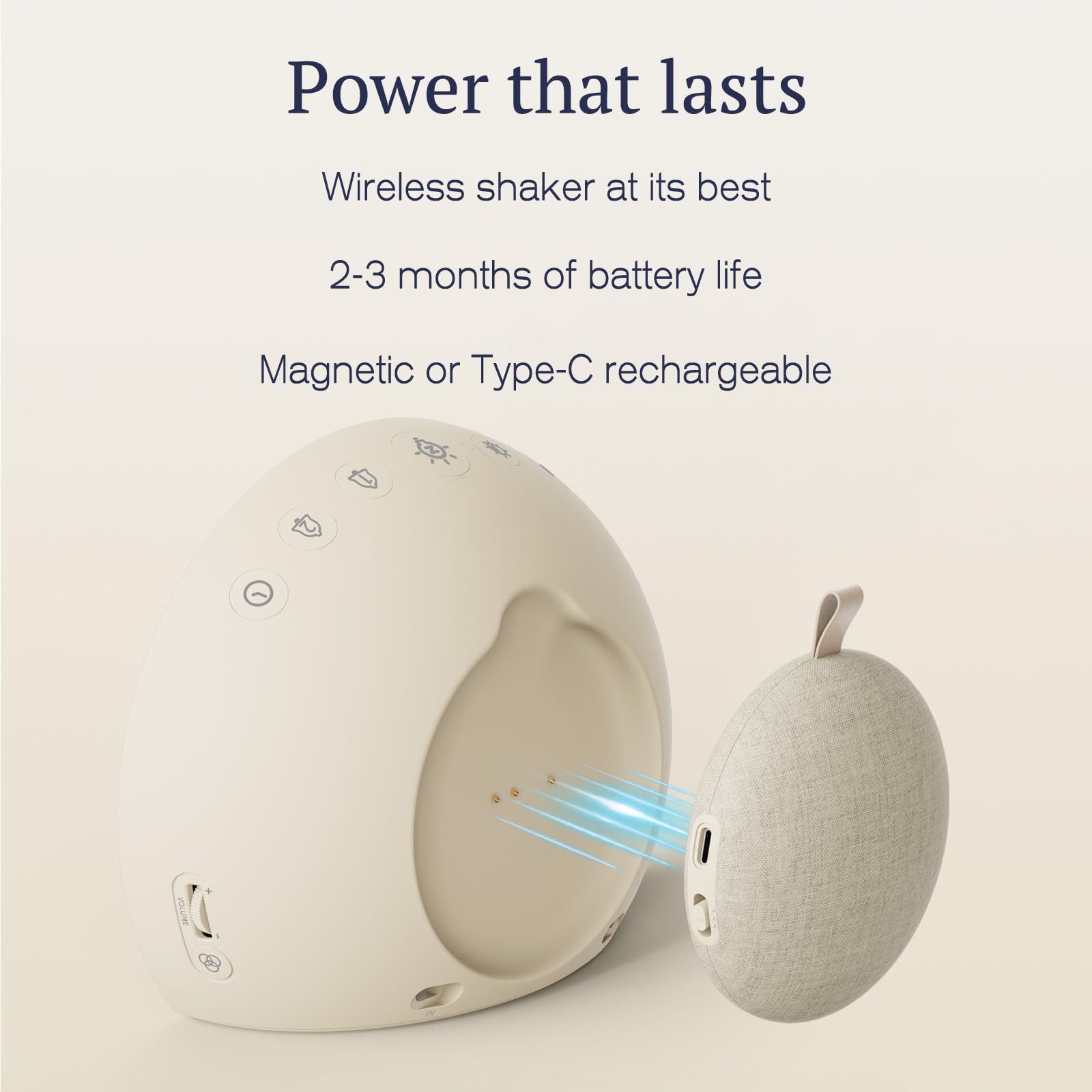 ANJANK Loud Alarm Clock with Wireless Bed Shaker, Vibrating Dual Alarm with Light Wake Up for Heavy Sleepers & Hearing Impaired, 9-Color Night Light, 5 Sounds, 0-100% Dimmer, USB Charger, Bedroom