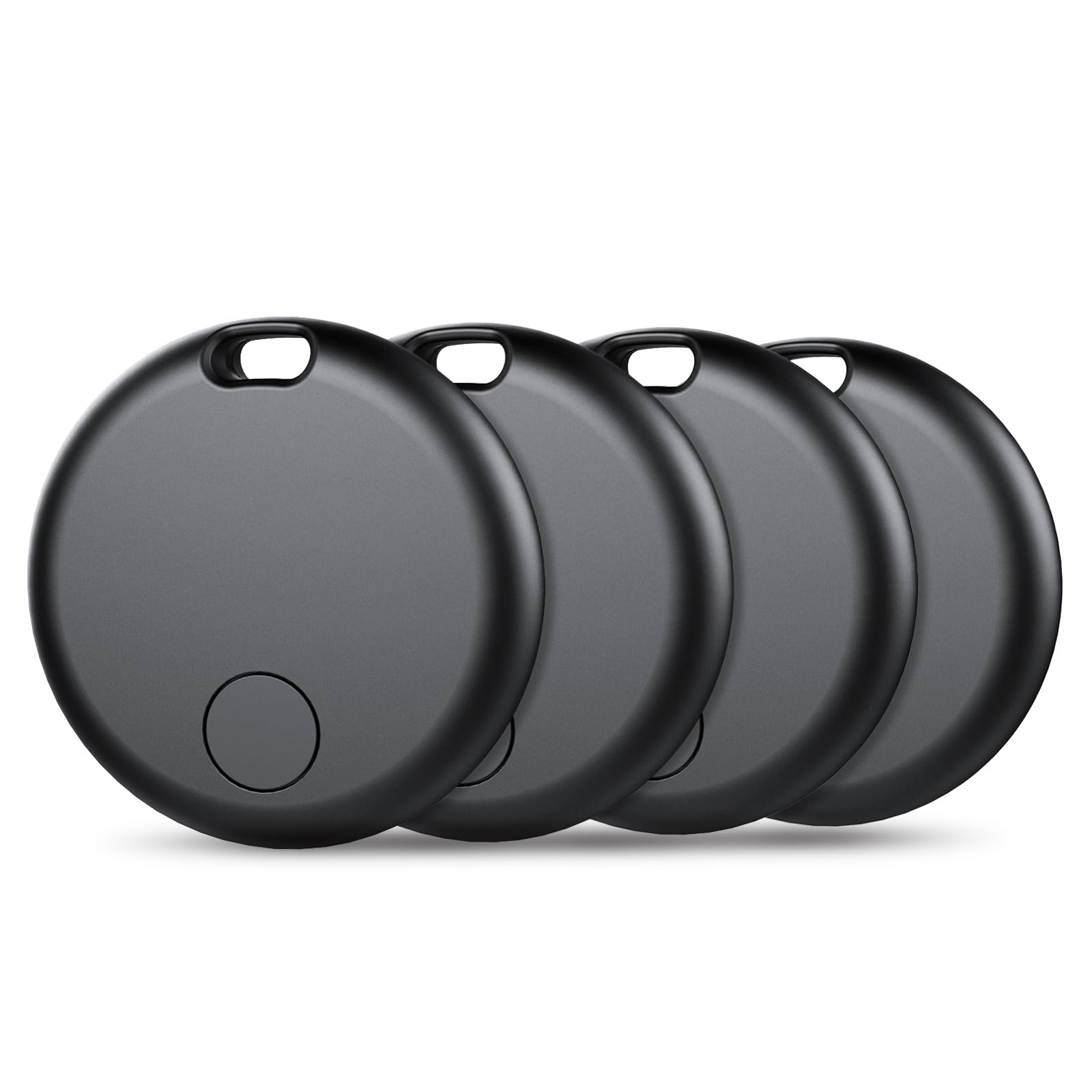 Air Tracker Tags – 4er-Pack: Smarter Bluetooth-Tracker, Artikelfinder, funktioniert mit der Apple Find My App (nur iOS), Tracker-Tag-Lokalisator für Schlüssel, Gepäck, Schultaschen, Rucksäcke usw. (nicht für Android-Geräte)