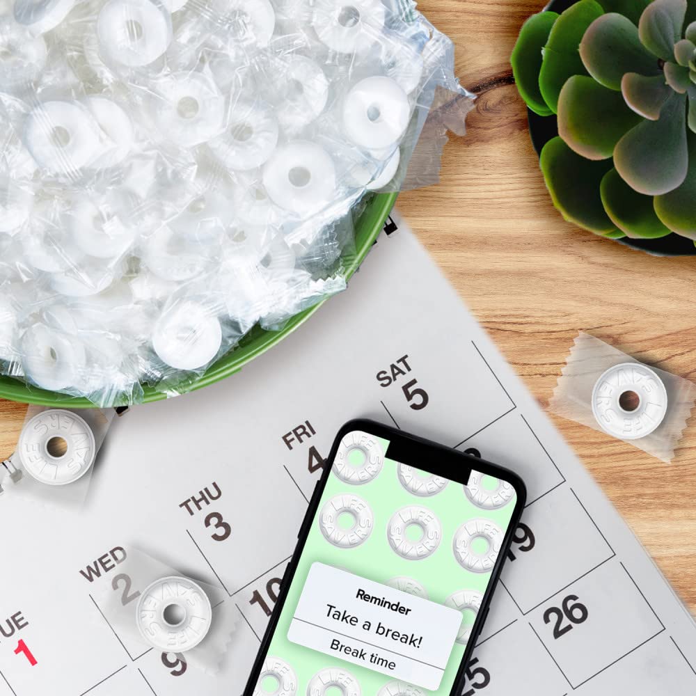 LIFE SAVERS Wint-O-Green Flavor Breath Mints Hard Candy, Sharing Size, LIFE SAVERS Hard Candy, 13 oz Bag