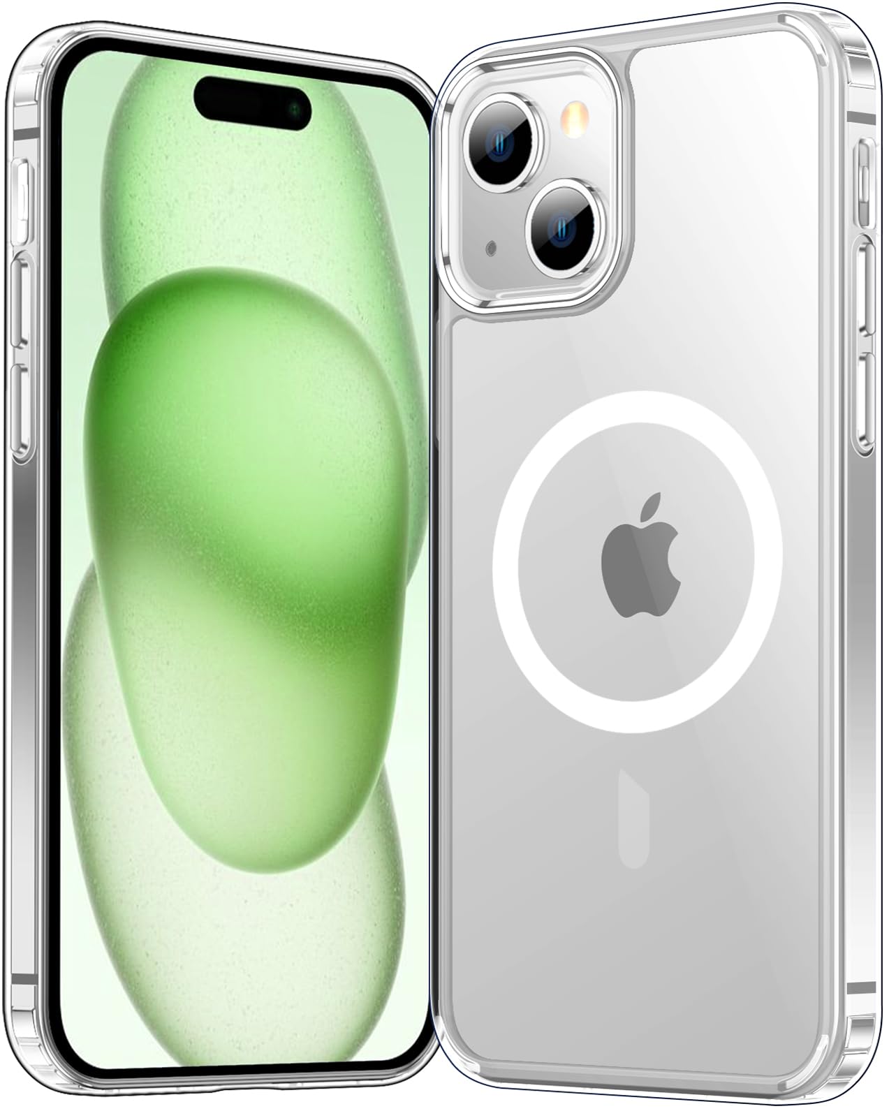 Temdan for iPhone 12 Case for iPhone 12 Pro Case,[Compatible with Magsafe][Not Yellowing] Slim Thin Shockproof Phone Case-Clear