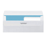 500#8 Double Window Self Seal Security Envelopes - for Business Checks, QuickBooks & Quicken Checks, Size 3 5/8 x 8 11/16 Inches - Checks Fit Perfectly - Not for Invoices, 500 Count (30180)