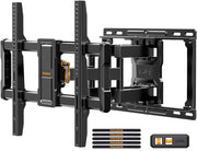 Perlegear UL-Listed Full Motion TV Wall Mount for 40Ã¢ÂÂ86 Inch Flat Curved TVs up to 132 lbs, 12Ã¢ÂÂ³/16Ã¢ÂÂ³ Wood Studs, TV Mount Bracket with Tool-Free Tilt, Swivel, Extension, Max VESA 600 x 400mm, PGLF15