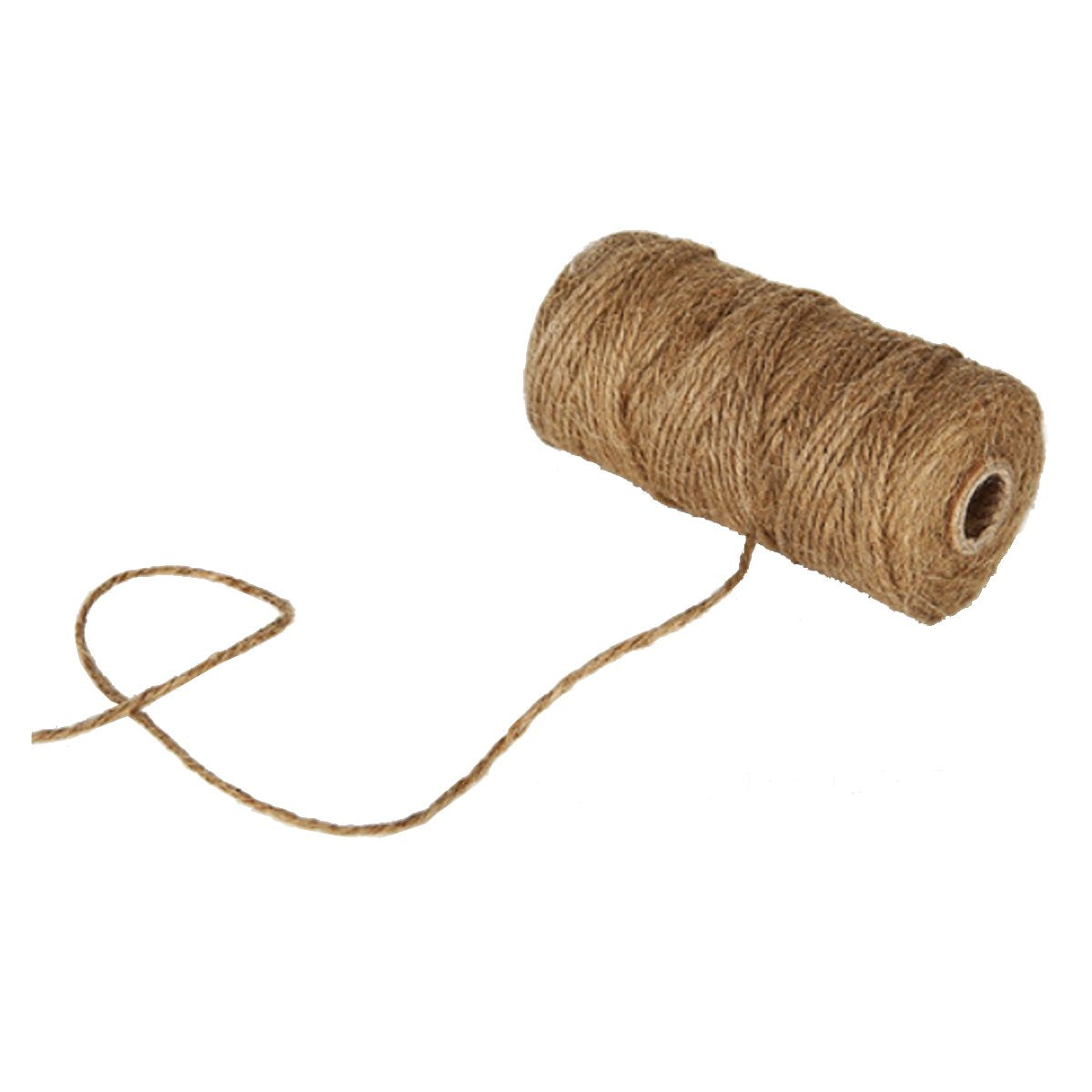 KINGLAKE Natural Jute Twine String 328 Feet Best Arts Crafts Gift Wrapping Twine Christmas Twine Durable Packing String