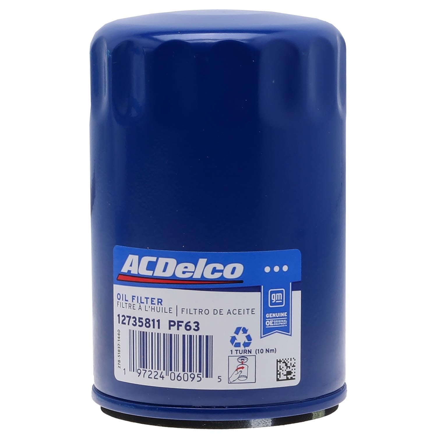 ACDelco GM Original Equipment PF63 (12735811) Engine Oil Filter