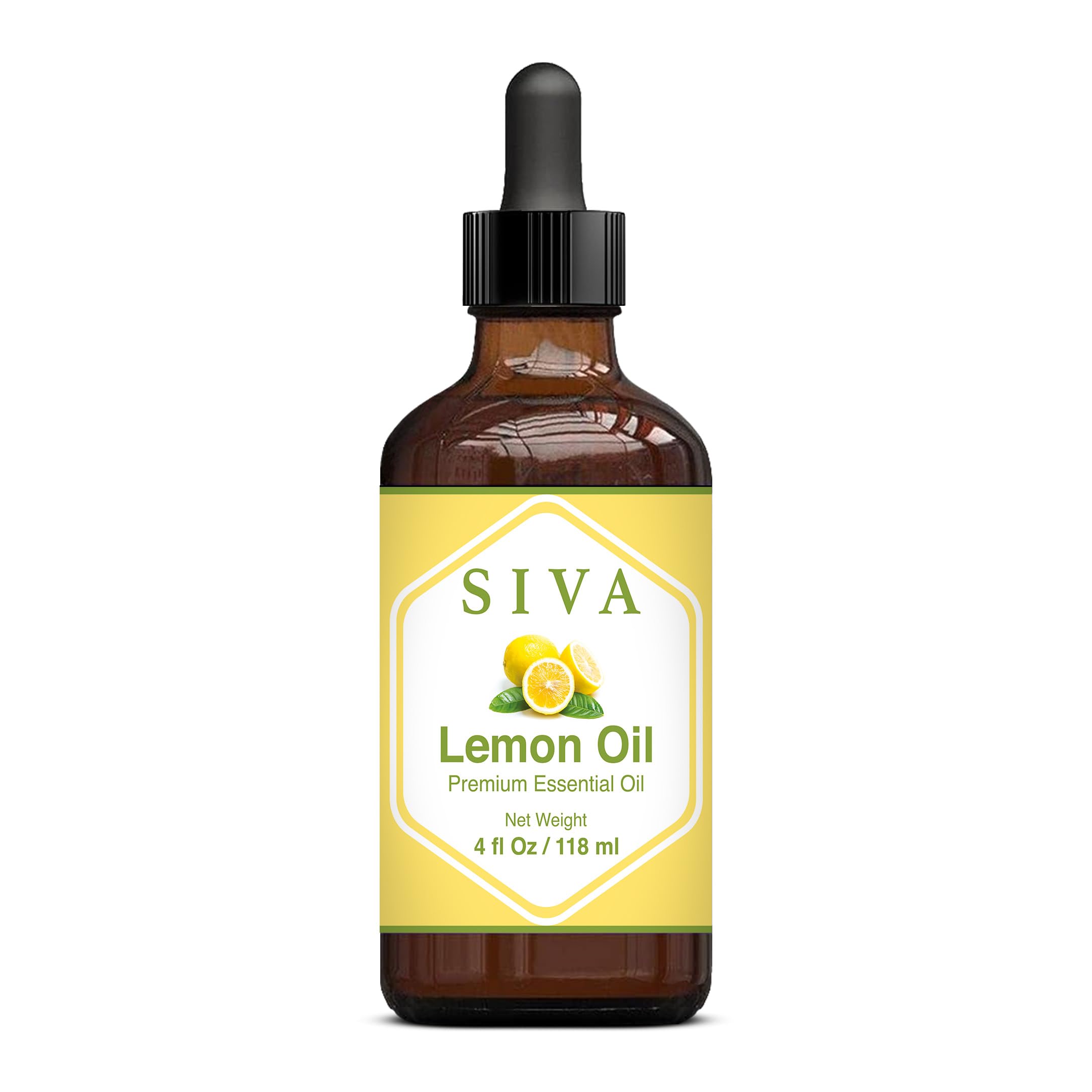 Siva Lavender Essential Oil 4 Fl Oz with Glass Dropper – 100% Pure, Natural, Undiluted & Therapeutic Grade, Amazing for Skin & Hair Care, Diffuser, Aromatherapy, Massage, DIY Soaps & Candles