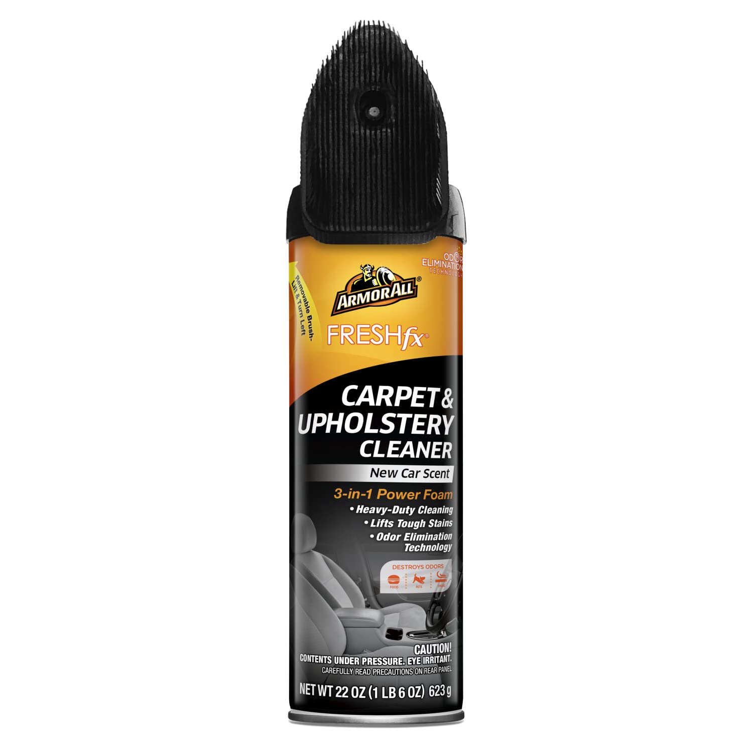 Armor All Carpet and Upholstery Cleaner Spray , Car Upholstery Cleaner for Tough Stains, 22 Fl Oz, 1 Count (Pack of 1)