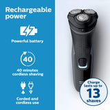 Philips Norelco Shaver 2300 Rechargeable Electric Shaver with PopUp Trimmer, S1211/81