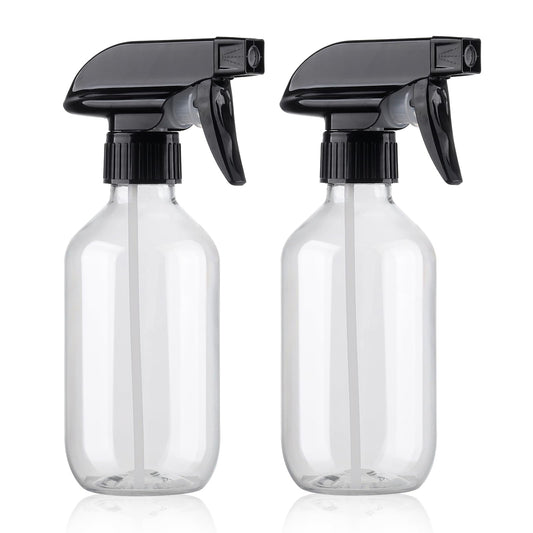 Teyssor Spray Bottles Water Spray Bottle for Plant 2 Packs- BPA Free -10 oz/300 ml Plastic Refillable Containers Fine Mist Small Spray Bottle with Adjustable Nozzle for Hair, Cooking, Cleaning