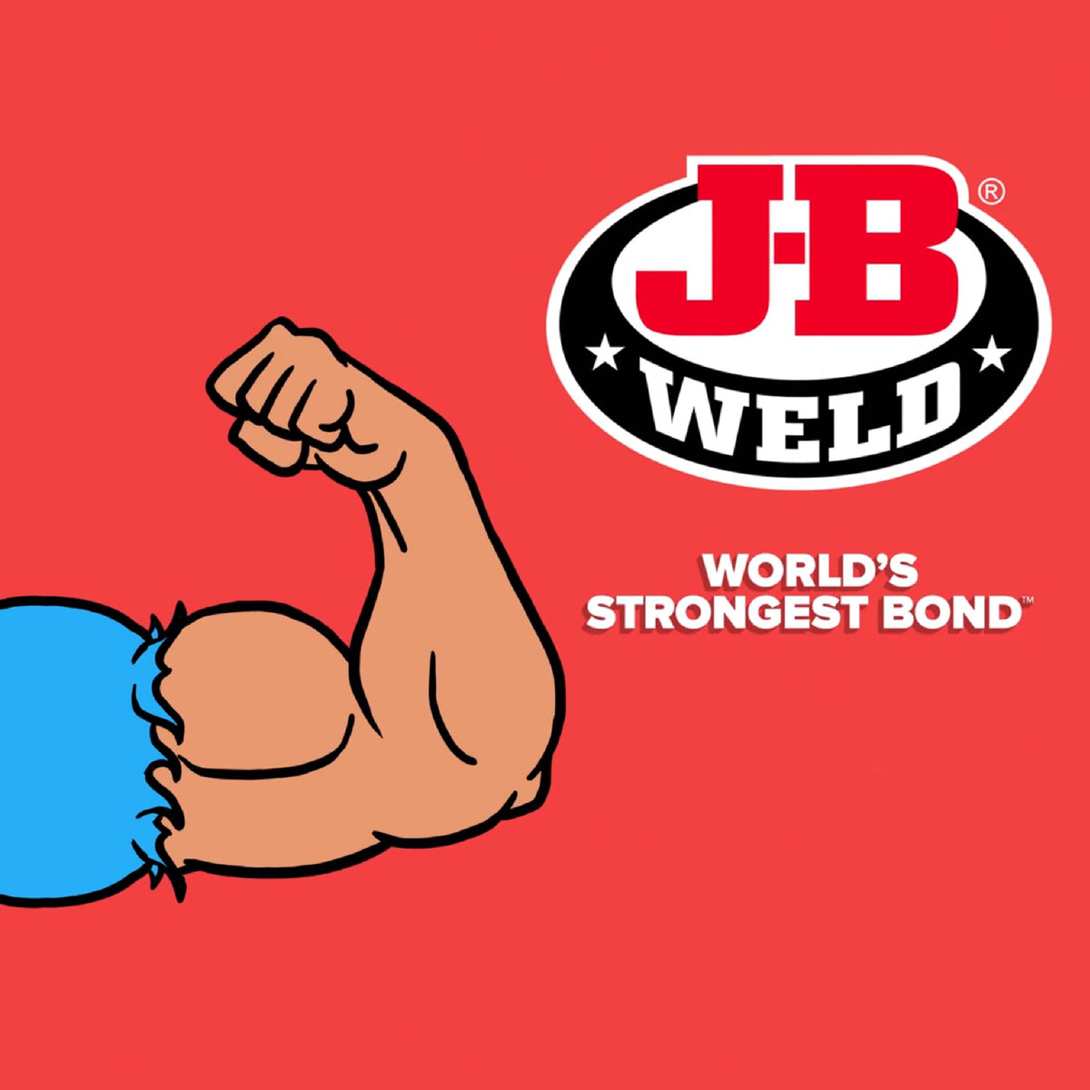 J-B Weld 8281 Profi-Epoxidharz, stahlverstärkt – Härter und Stahlpackung – 283,5 g