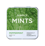 Simply Mints | Peppermint Breath Mints | Pack of Six (180 Pieces Total) | Breath Freshening + Aspartame-Free + Vegan + non-GMO