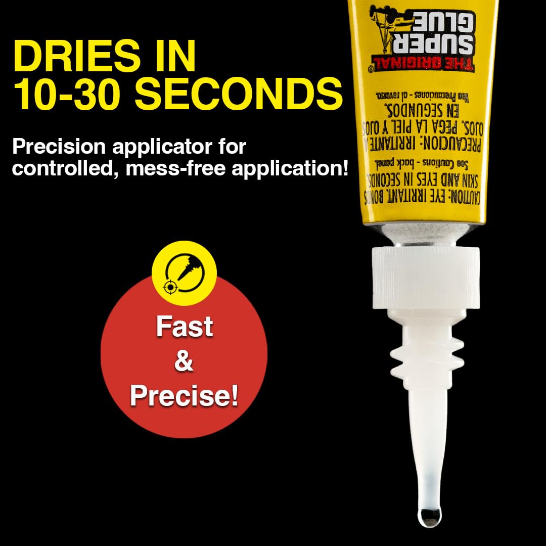 Super Glue 15187 , Clear- pack of 12