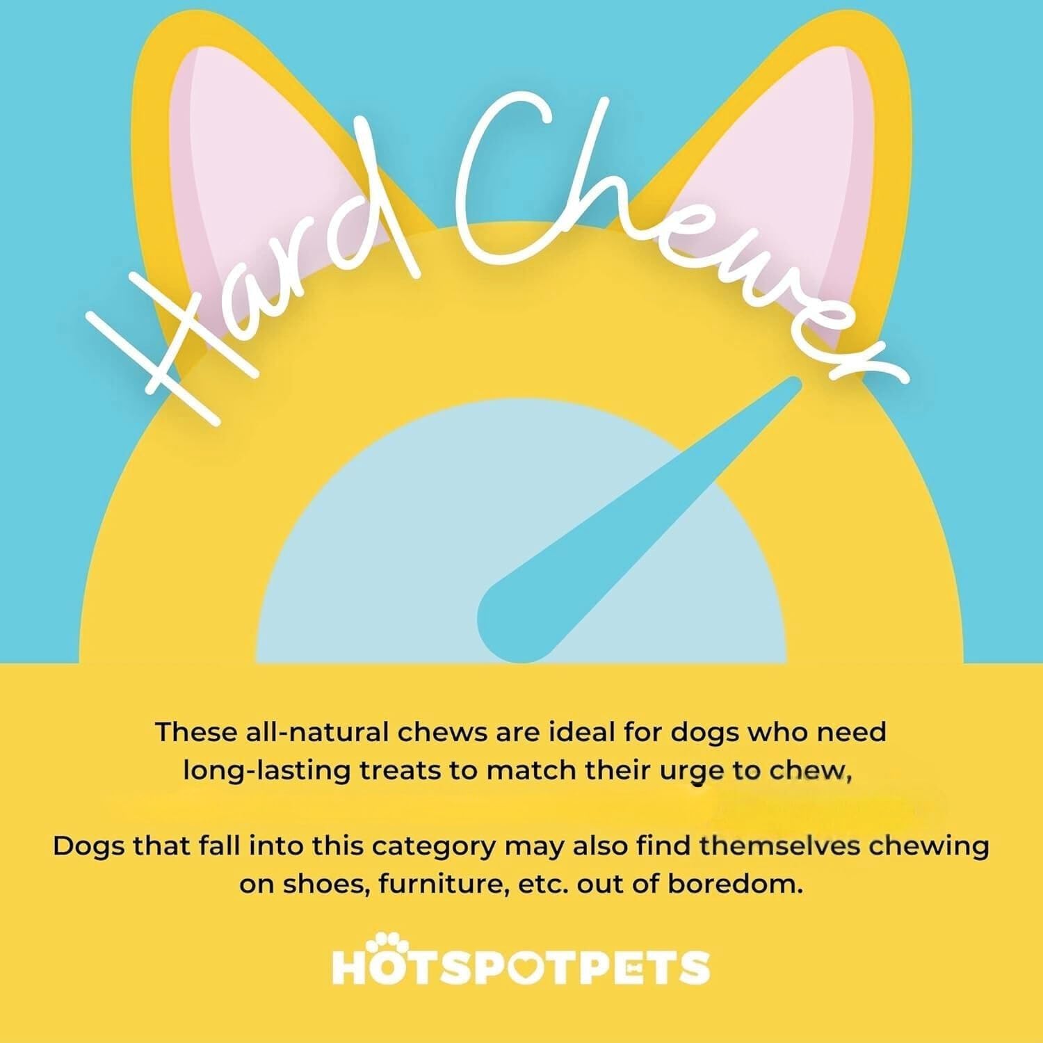 hotspot pets Premium Split Elk Antlers for Dogs - 7 Inch Large Dog Chews (2 Pack) Made in USA -Naturally Shed Antler Bone for Large Breed Aggressive Chewers -Promotes Natural Dental Hygiene