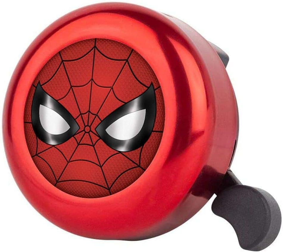 Bike Bell for Kids Boys Toddlers,Spiderman Spider Man Aluminum Bicycle Bell Children's Bike Accessory