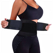 VENUZOR Waist Trainer Belt for Women - Waist Cincher Trimmer - Slimming Body Shaper Belt - Sport Girdle Belt (UP Graded)(Black,Small)