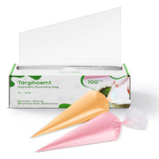 16/18/21 Inch Piping Bags, 100pcs Disposable Pastry Bags, Anti Burst Icing Bags for Cream Frosting, Cakes and Cookies Decoration (100pcs 16 Inch Piping Bags)