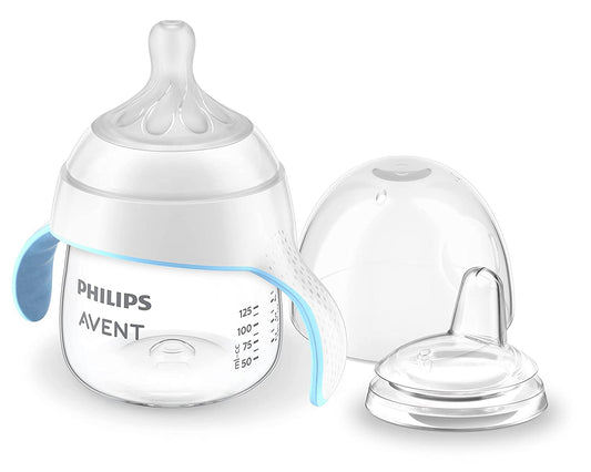 Philips AVENT Natural Trainer Sippy Cup with Natural Response Nipple and Soft Spout, 5oz, 1pk, SCF263/01