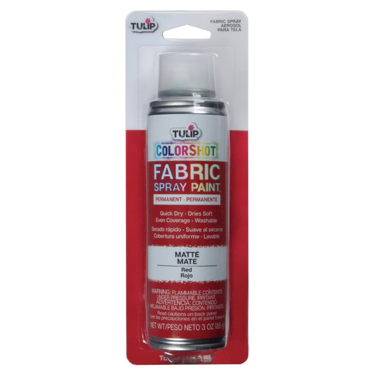 Tulip ColorShot Instant Fabric Spray Color 3oz. Red