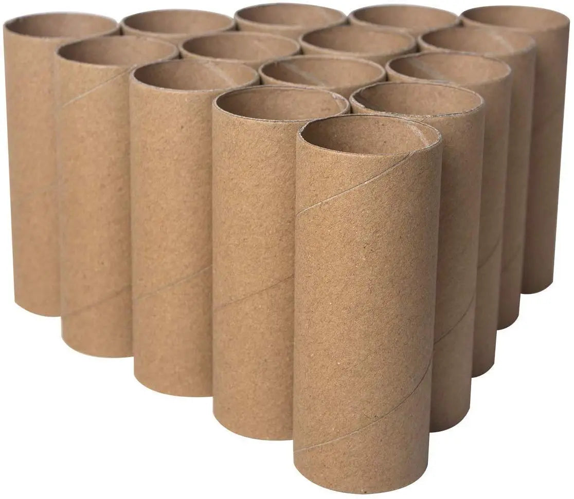 30 Pack Craft Rolls - Thick Cardboard Tubes for Crafts - Round Tubes - Cardboard Tubes For Crafts - Craft Tubes - Craft Round Tubes - Paper Tube for Crafts - 1.57 x 3.9 inches - Brown