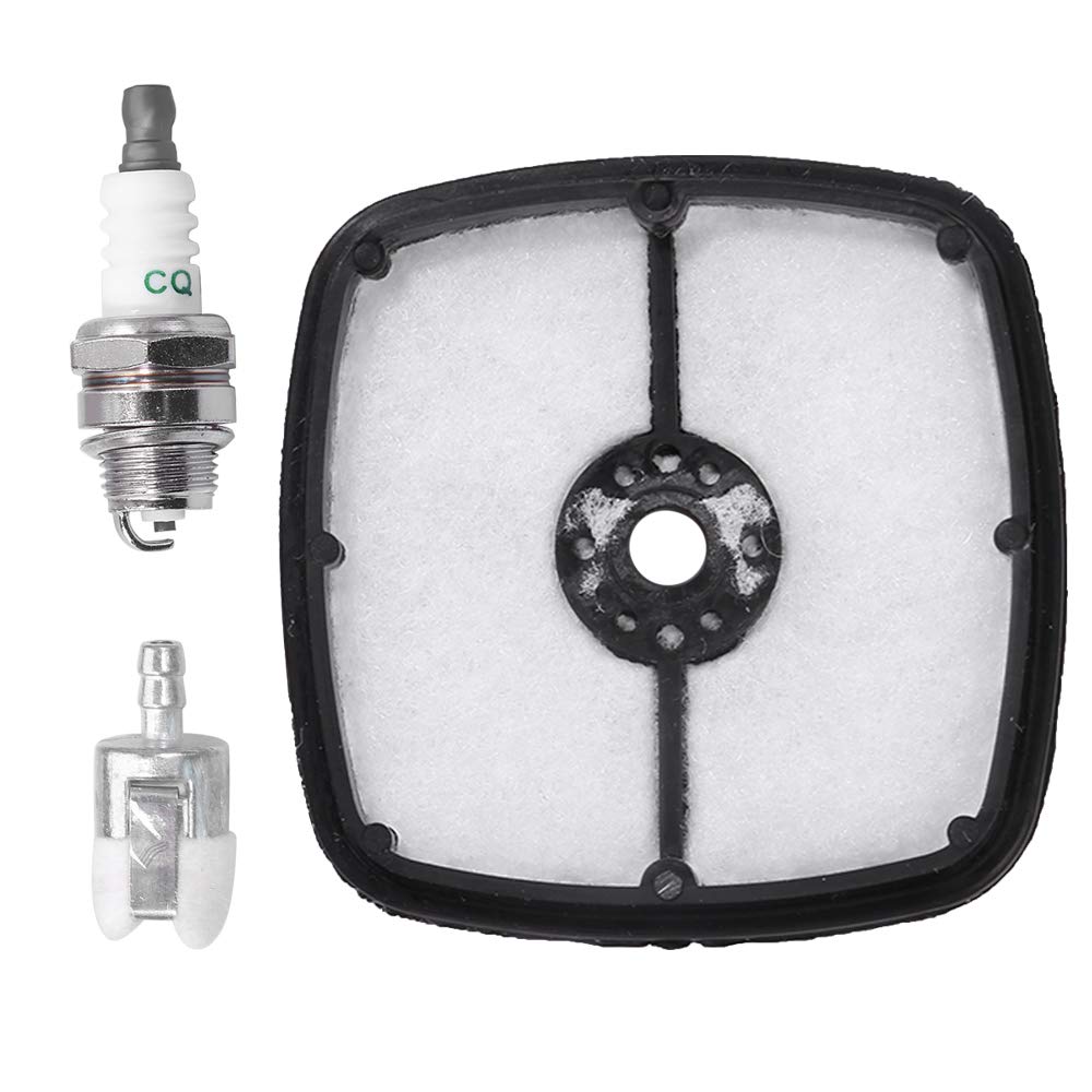 Anxingo SRM 225 Luftfilter-Wartungskit für Echo ES-210 GT-200 GT-225 HC-150 HC-225 PAS-225 PAS-265 PB-250 PE-225 SHC-225 SRM-210 SRM-225 A226001410 mit bpm8y Zündkerze