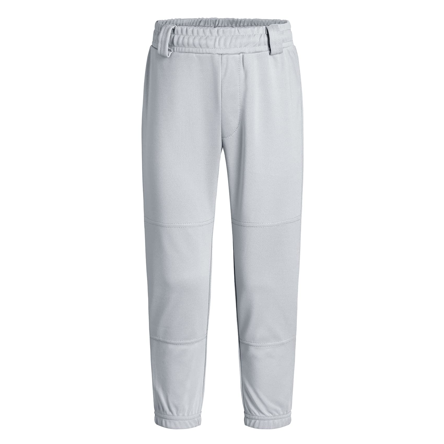 QBK 2T/3T/4T/5T Toddler Baseball Pants Youth Softball Pants Kids Tee Ball Pants for Boy Girl Grey（Grey 5T）