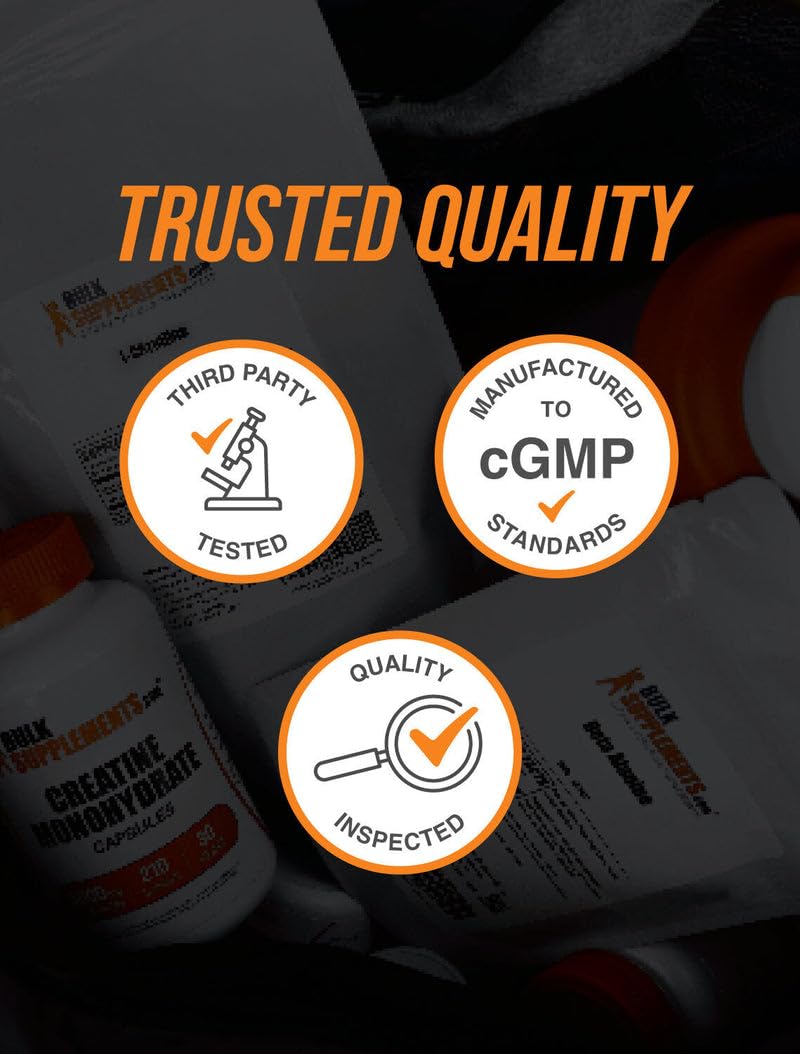BulkSupplements.com NAC Powder - N-Acetyl Cysteine 600mg, NAC Supplement - Antioxidant Support, Gluten Free - 600mg per Serving, 417 Servings, 250g (8.8 oz) (Pack of 1)