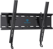 PERLESMITH Tilting TV Wall Mount Bracket Low Profile for Most 23-60 inch LED LCD OLED, Plasma Flat Screen TVs with VESA 400x400mm Weight up to 115lbs, Fits 16" Wood Stud